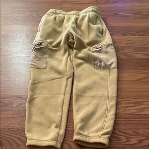 Under Armour Kids Tan Fleece Cargo Joggers